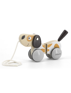 VIGA PolarB Wooden Pulling Dog