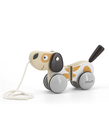 VIGA PolarB Wooden Pulling Dog