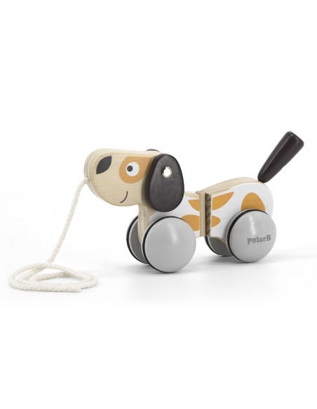 VIGA PolarB Wooden Pulling Dog