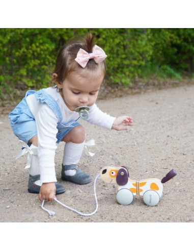 VIGA PolarB Wooden Pulling Dog