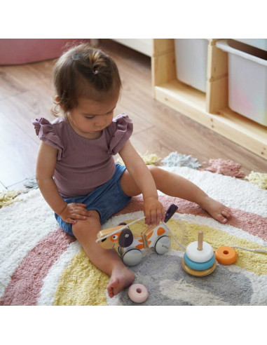 VIGA PolarB Wooden Pulling Dog