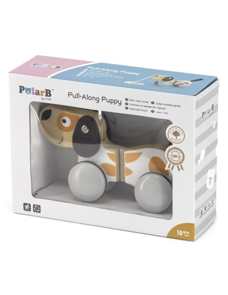 VIGA PolarB Wooden Pulling Dog