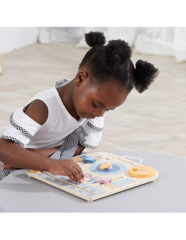 VIGA PolarB Wooden Montessori Calendar and Clock