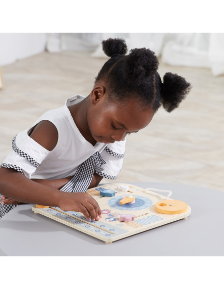 VIGA PolarB Wooden Montessori Calendar and Clock