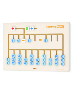 VIGA Sensory Board for learning to count FSC Montessori Certificate 2