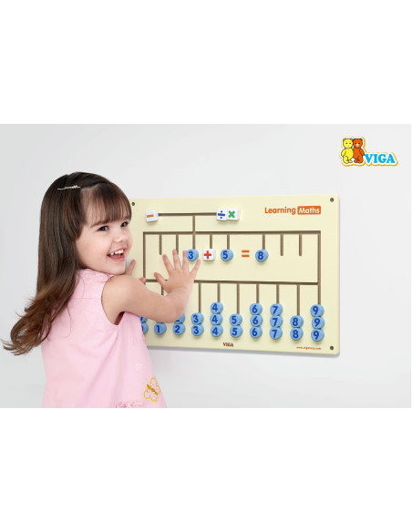 VIGA Sensory Board for learning to count FSC Montessori Certificate