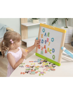 VIGA Wooden Magnetic Set Letters and Numbers 2