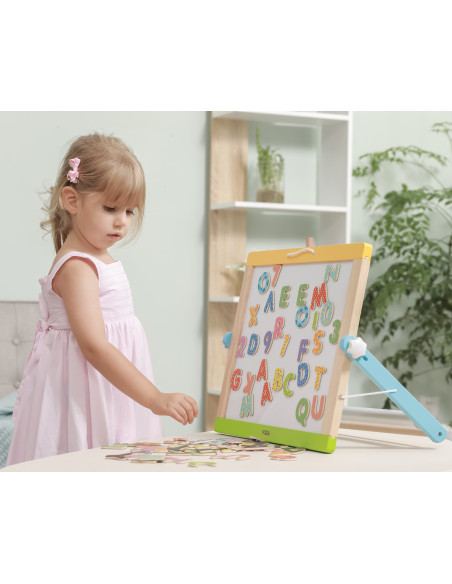 VIGA Wooden Magnetic Set Letters and Numbers
