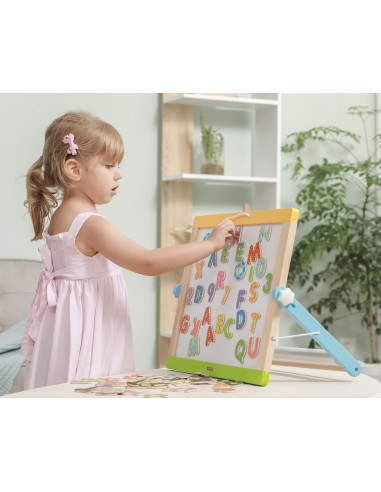 VIGA Wooden Magnetic Set Letters and Numbers