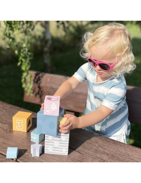 VIGA PolarB Pyramid Educational Puzzle Cube Sorter Blocks