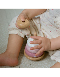 VIGA PolarB Wooden Educational Pyramid - Fox 2