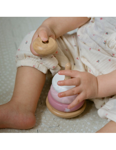 VIGA PolarB Wooden Educational Pyramid - Fox