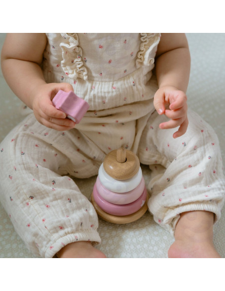 VIGA PolarB Wooden Educational Pyramid - Fox