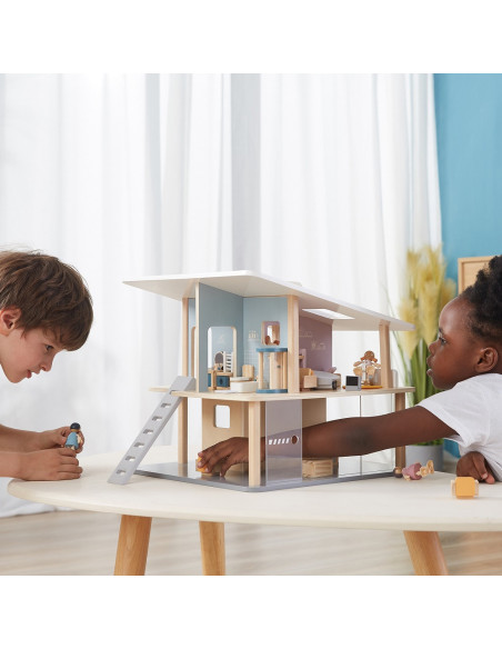 VIGA PolarB Wooden Dolls Family Doll Set Figures