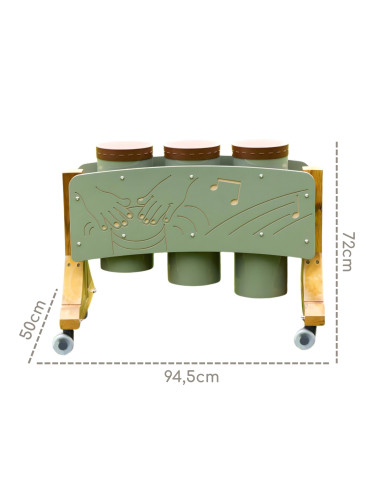 MASTERKIDZ Garden Drum Set