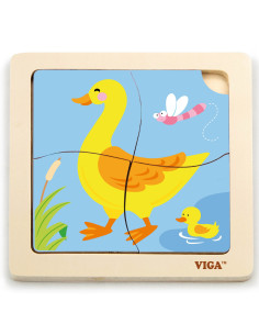 VIGA Handy Wooden Duck Puzzle