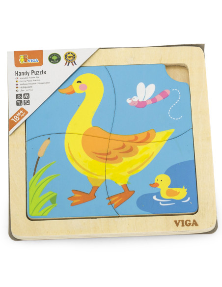 VIGA Handy Wooden Duck Puzzle