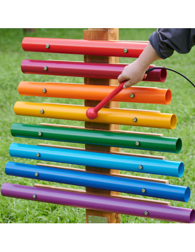 MASTERKIDZ Радужная музыкальная башня, трубчатые колокольчики, ксилофоны