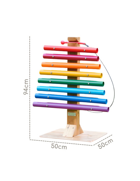 MASTERKIDZ Rainbow Music Tower Tubular Bells Xylophones