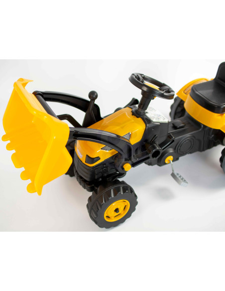 WOOPIE Traktor Na Pedały Farmer MaxTrac Classic Łyżka Spychacz