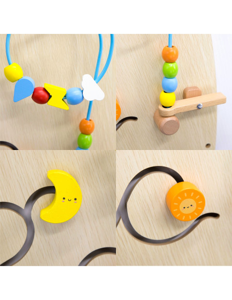 copy of VIGA Montessori Arch Wall Manipulative Board