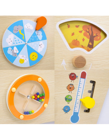 VIGA Tablica Manipulacyjna Ścienna Łuk Montessori