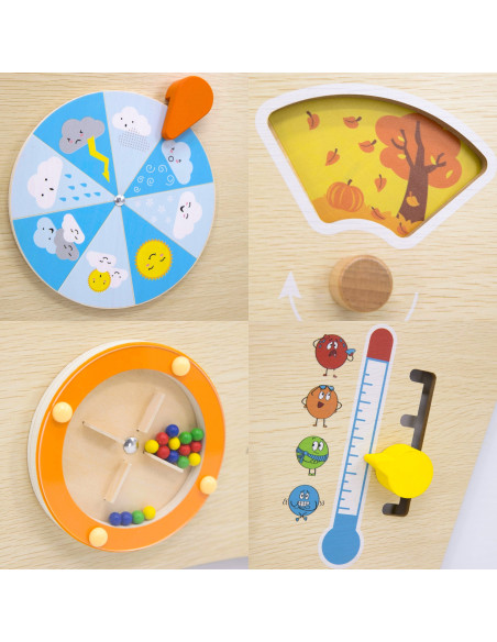 copy of VIGA Montessori Arch Wall Manipulative Board