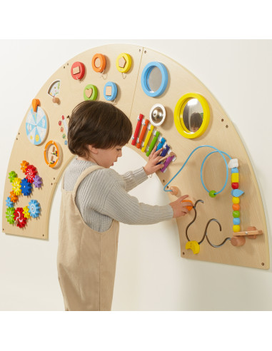 VIGA Montessori arkos sienos manipuliacinė lenta