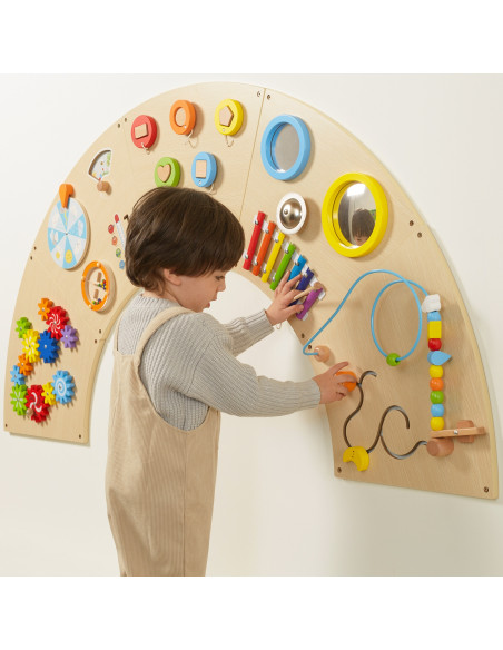 VIGA Montessori arkos sienos manipuliacinė lenta