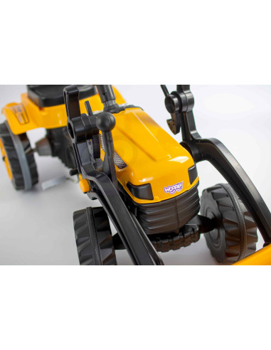 WOOPIE Pedal Tractor Farmer MaxTrac Classic Bucket Dozer