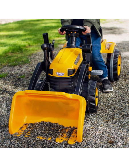 WOOPIE Pedal Tractor Farmer MaxTrac Classic Bucket Dozer