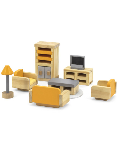 VIGA PolarB Dollhouse Furniture Set Living Room