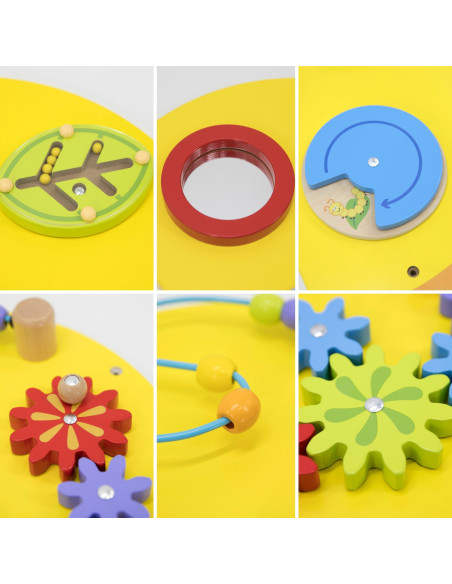 VIGA Large Wooden Caterpillar Activity Board