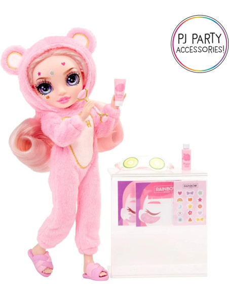 503675-EUC Junior High PJ Party Fashion Doll-  Bella (Pink)