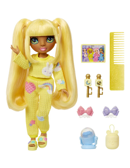 503682-EUC Junior High PJ Party Fashion Doll- Sunny (Yellow)