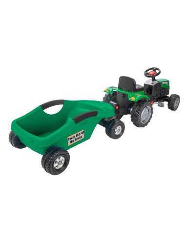 Pilsan Big Trolley Tractor Green 07320