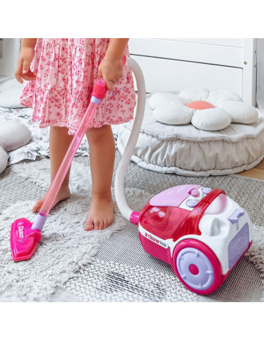 WOOPIE Vacuum Cleaner for Kids with Suction Function Pink