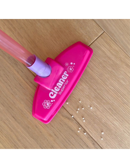 WOOPIE Vacuum Cleaner for Kids with Suction Function Pink