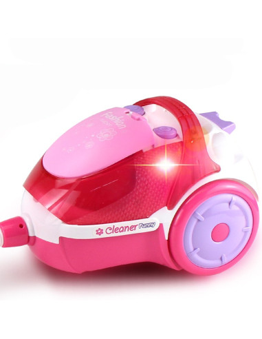 WOOPIE Vacuum Cleaner for Kids with Suction Function Pink
