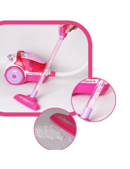 WOOPIE Vacuum Cleaner for Kids with Suction Function Pink