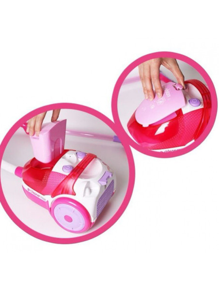 WOOPIE Vacuum Cleaner for Kids with Suction Function Pink