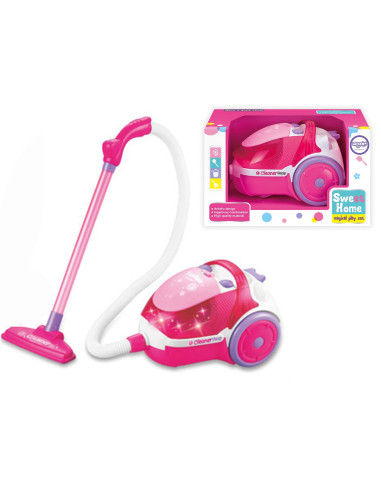 WOOPIE Vacuum Cleaner for Kids with Suction Function Pink