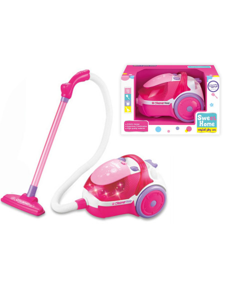 WOOPIE Vacuum Cleaner for Kids with Suction Function Pink