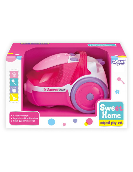WOOPIE Vacuum Cleaner for Kids with Suction Function Pink