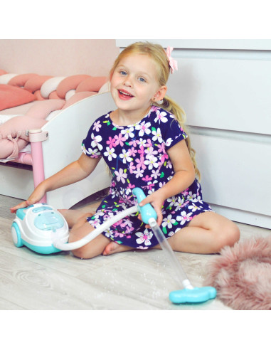 WOOPIE Interactive Vacuum Cleaner for Kids with Suction Function