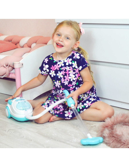 WOOPIE Interactive Vacuum Cleaner for Kids with Suction Function