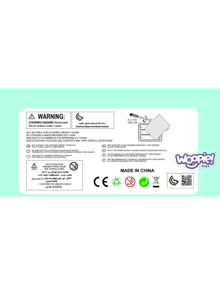 WOOPIE Interactive Vacuum Cleaner for Kids with Suction Function