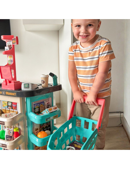 WOOPIE žaislinio prekybos centro rinkinys, 47 priedai