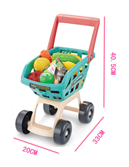 WOOPIE Supermarket Store and Trolley Shopping Cart Checkout Scale Scanner 47 acc