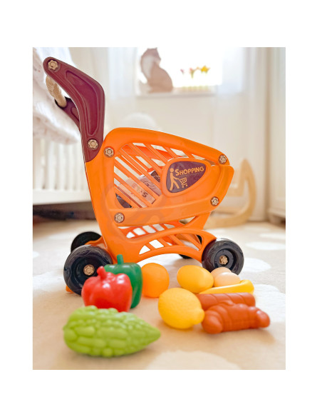 WOOPIE Shopping Cart for Children Movable Parts + 42 Accs.
